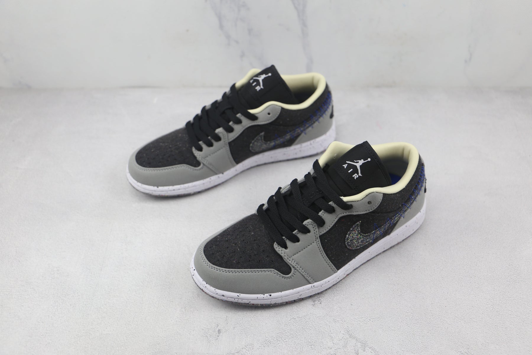 Jordan 1 Low SE Crater Black Grey